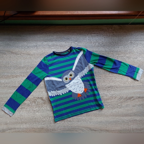 NEW Mini Boden owl tee 11-12 years - Picture 6 of 12